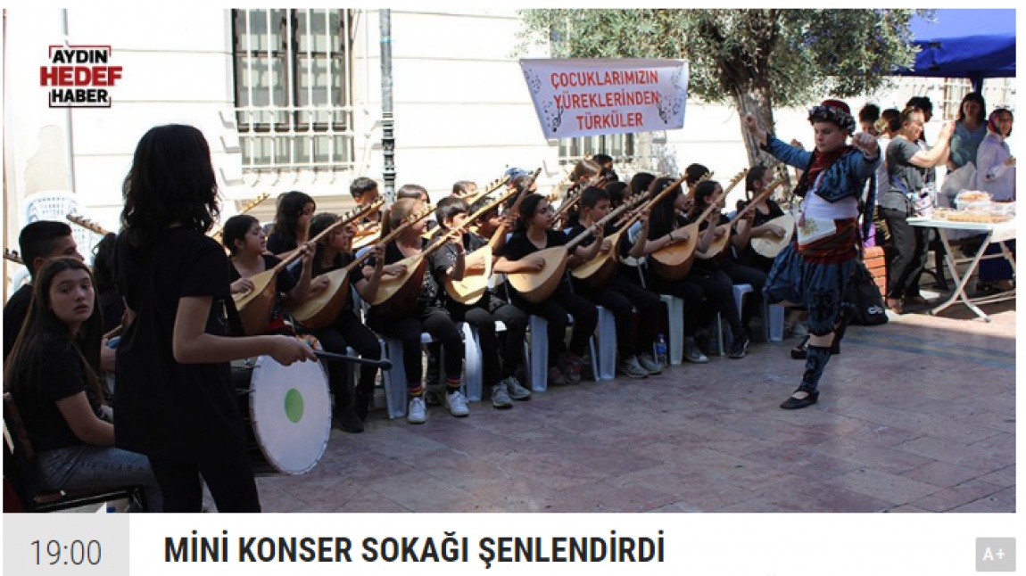 MİNİ KONSER- AYDIN HEDEF GAZETESİ